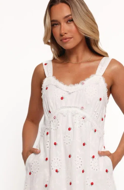 Petal And Pup Petal & Pup Salli Eyelet Embroidered Sundress In White