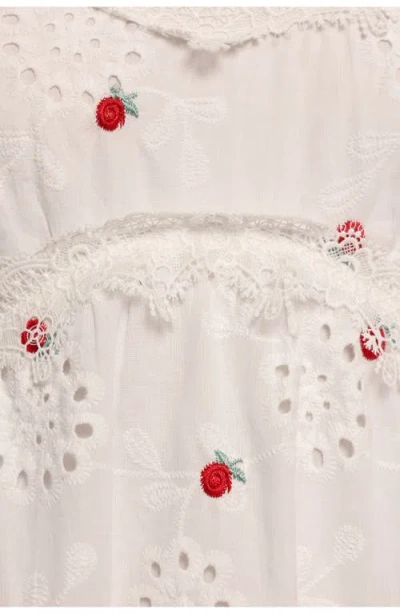 Petal And Pup Petal & Pup Salli Eyelet Embroidered Sundress In White