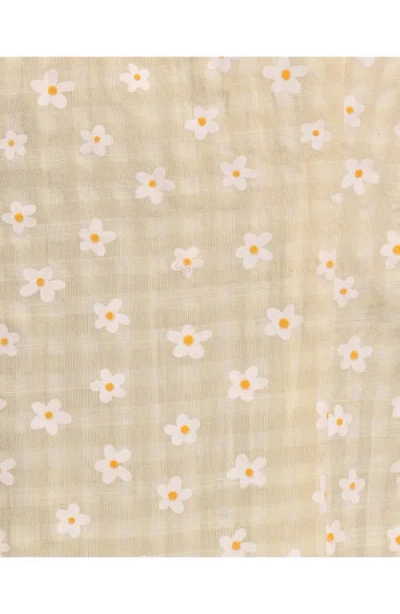 Petal And Pup Petal & Pup Capra Floral Gingham Tie Front Tank In White