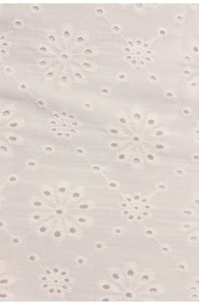 Petal And Pup Petal & Pup Melaney Eyelet Embroidered Cotton Miniskirt In Animal Print