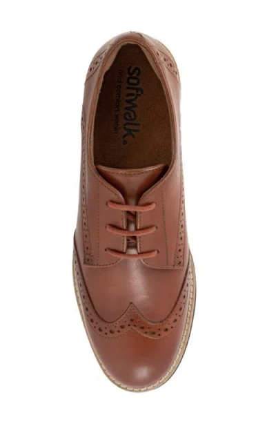 Softwalk ® Willet Wingtip Derby In Brown