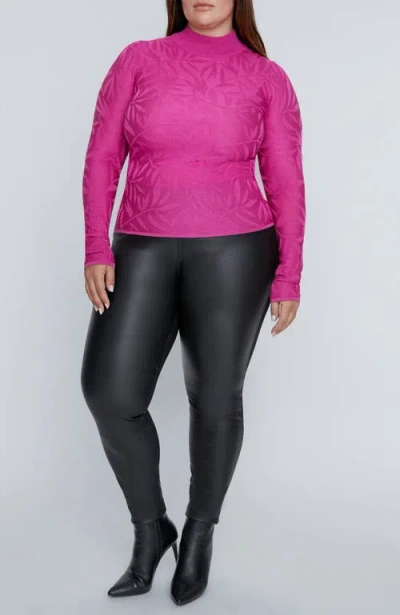 As By Df Remi Turtleneck Top In Raspberry