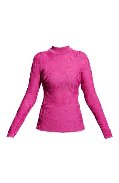 As By Df Remi Turtleneck Top In Raspberry