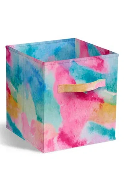 Sorbus Collapsible Storage Cube In Watercolor