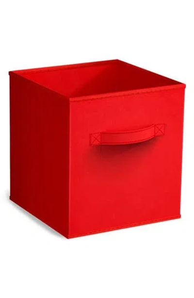 Sorbus Collapsible Storage Cube In Red