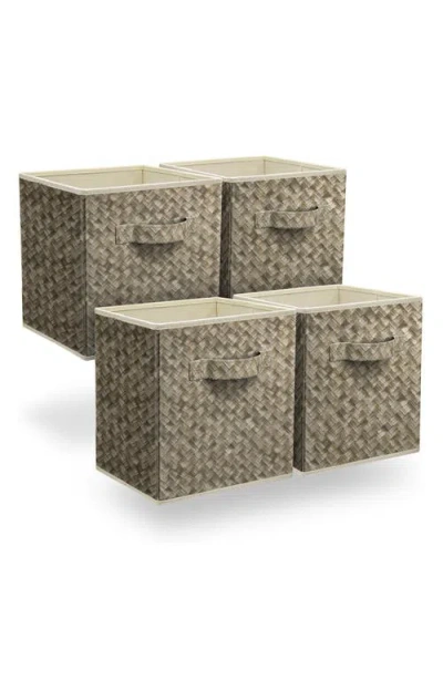 Sorbus Storage Cube In Woven Beige