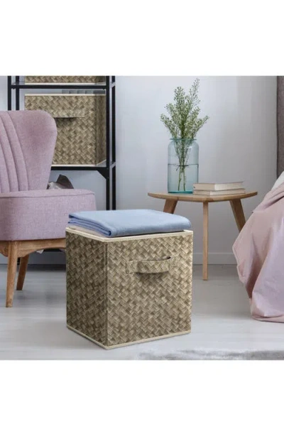 Sorbus Storage Cube In Woven Beige