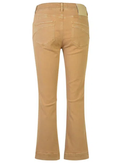 Sportmax Woman Jeans Marigold Size 31 Cotton, Elastane In Beige