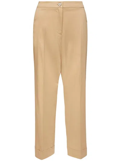 Elena Miro' Cropped Trousers In Multicolor