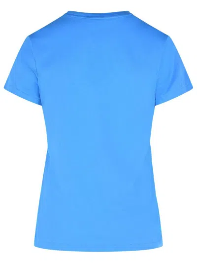 Polo Ralph Lauren Cotton Jersey Crewneck T-shirt In Blue