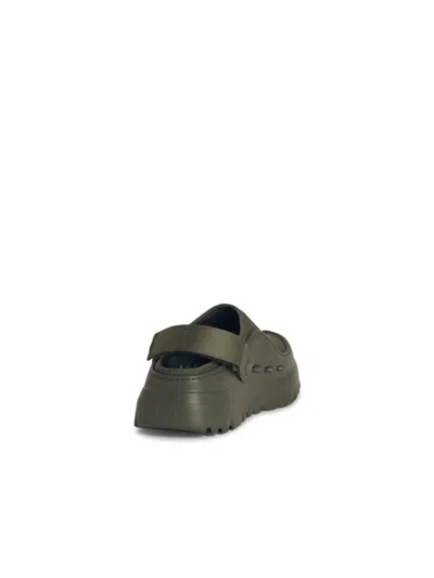 Ugg Peakmod Green Mesh Blend Slippers In Green