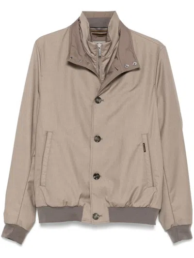 Moorer Bearnie Jacket In Beige