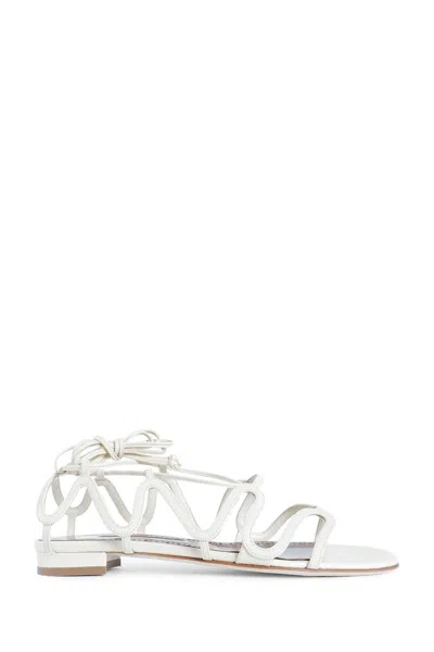 Manolo Blahnik Sandals & Slides In Beige
