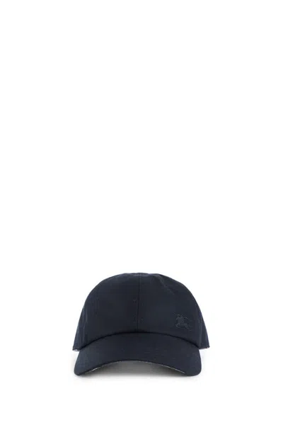 Burberry Embroidered-logo Cotton Baseball Cap In Black