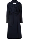 HARRIS WHARF LONDON long belted coat,DRYCLEANONLY