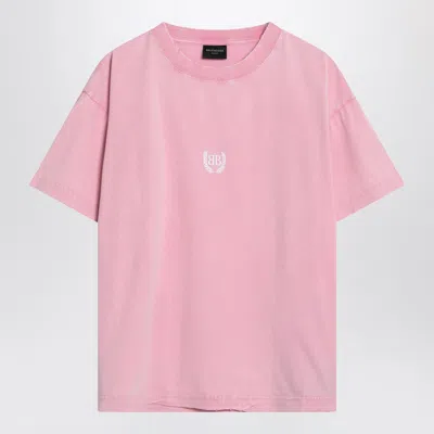 Balenciaga Asymmetrical Bottom Laurel Classic Boxy T-shirt Clothing