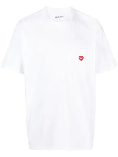Carhartt Vintage  Pocket T Shirt Top In Washed Black, Men's At Urban Outfitters