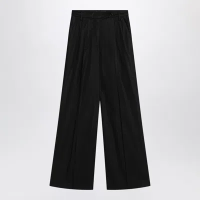 Department Five Department 5 Wide Black Cotton Pants