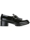 CHURCH'S chunky heel loafers,RUBBER100%