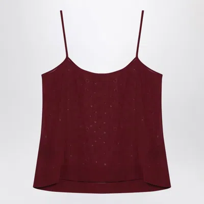 Dries Van Noten Calipso Embellished Voile Slip Top
