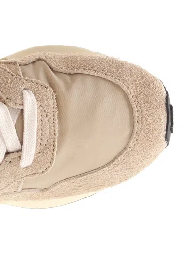 Autry Reelwind Low Nylon And Leather Craquele Pepper And White Sneakers