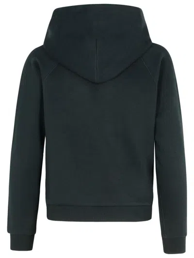 Polo Ralph Lauren Black Cotton Blend Sweatshirt In Black