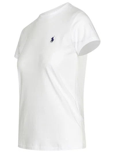 Polo Ralph Lauren Polo Pony Slim Cotton T-shirt In White