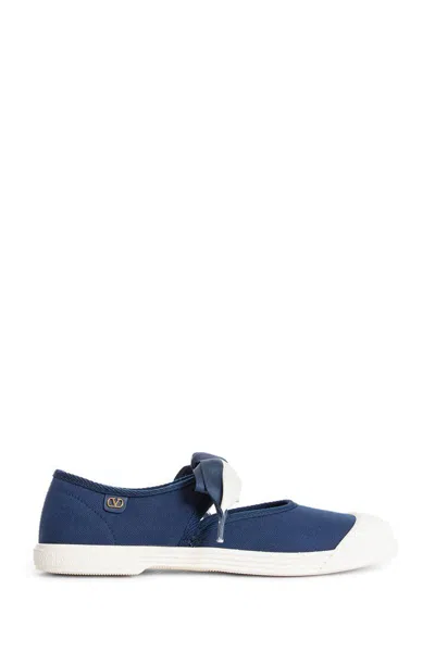 Valentino Woman Blue Sneakers In Blue