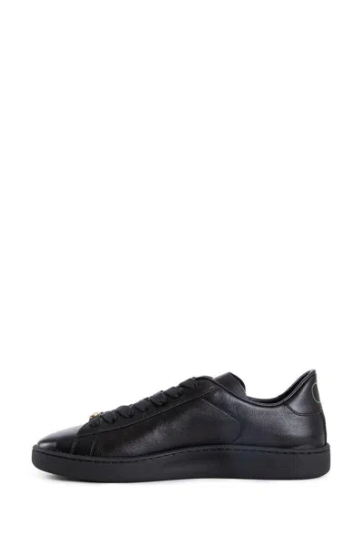 Valentino Man Black Sneakers In Black