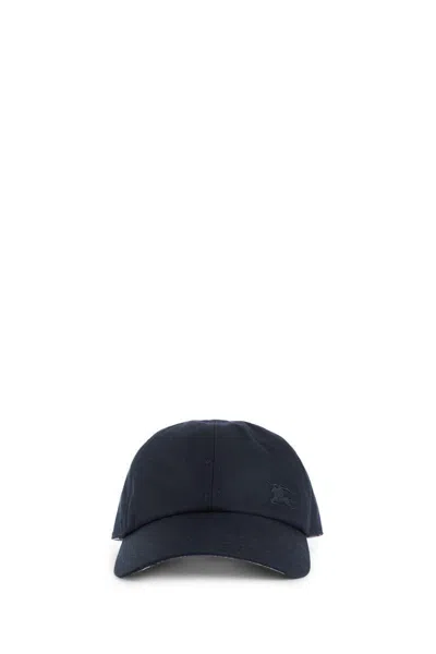 Burberry Embroidered-logo Cotton Baseball Cap In Black