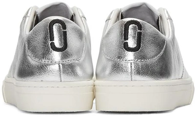 Shop Marc Jacobs Silver Empire Sneakers