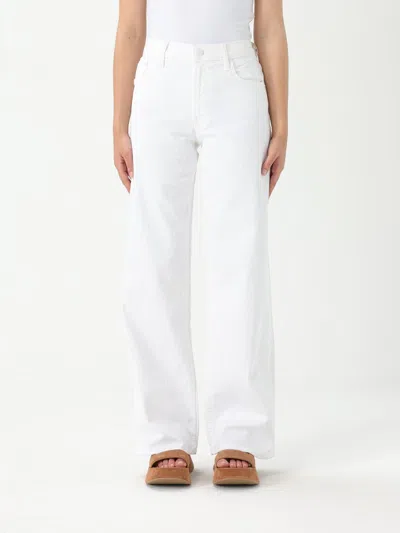 Mother Stretch Denim The Rambler Trousers In Natural