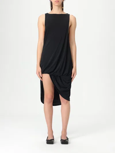 Jacquemus Women's La Robe Peplo Courte In Black