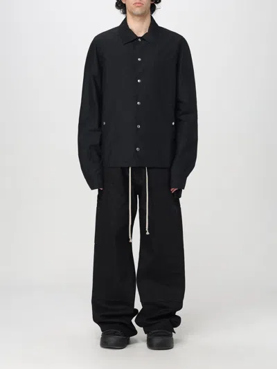 Rick Owens Drkshdw Snapfront Jkt In Black