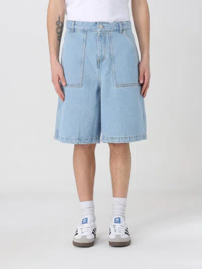 短裤 MAISON KITSUNÉ 男士 颜色 蓝色