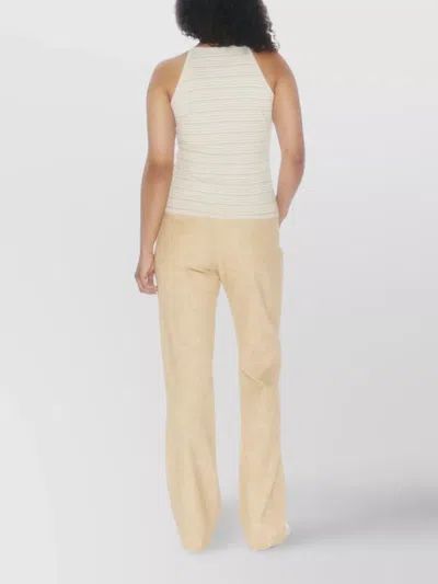 Filippa K Striped Cotton Tank Top In White