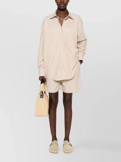 Filippa K Striped Drawstring Shorts