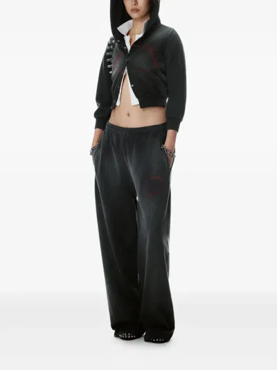 Alexander Wang Graphic Articulated Hose In Schwarz