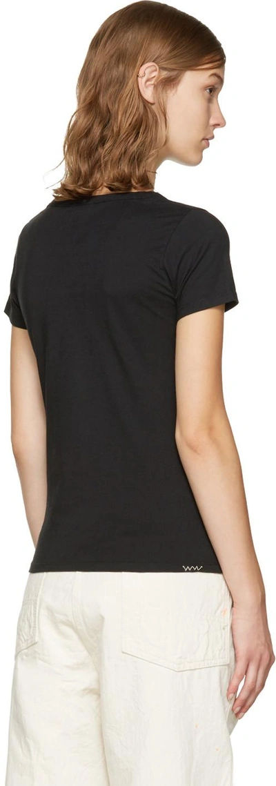 Shop Visvim Black Ultimate T-shirt