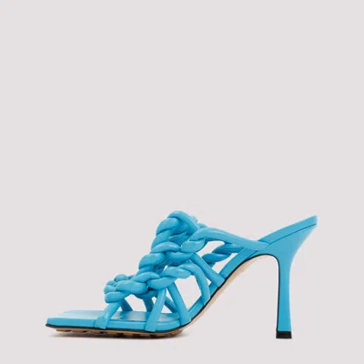 Bottega Veneta Stretch Sandals In Turquoise