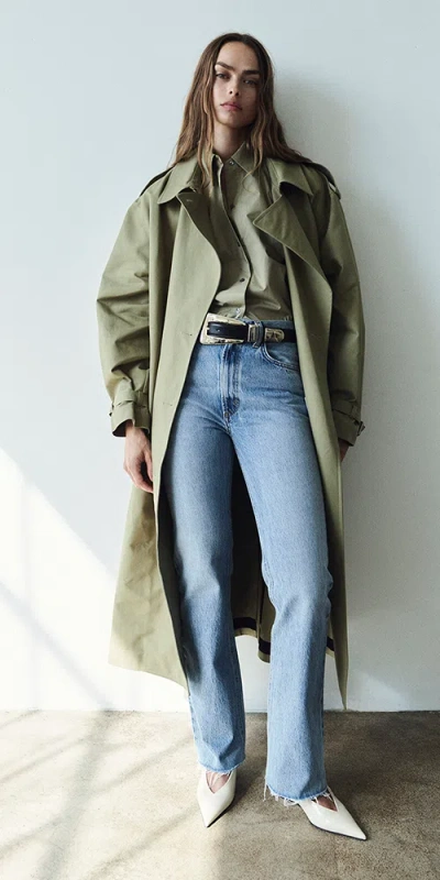 Agolde Leena Jean Stage In Blue