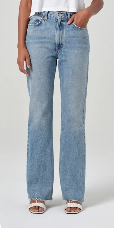 Agolde Leena Jean Stage In Blue