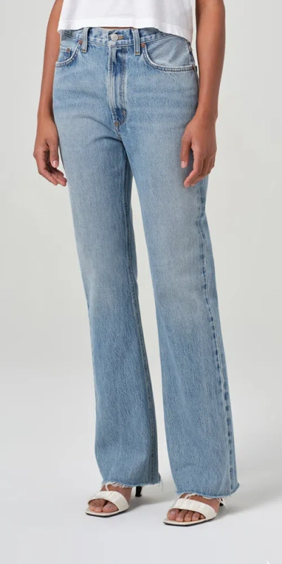 Agolde Leena Jean Stage In Blue