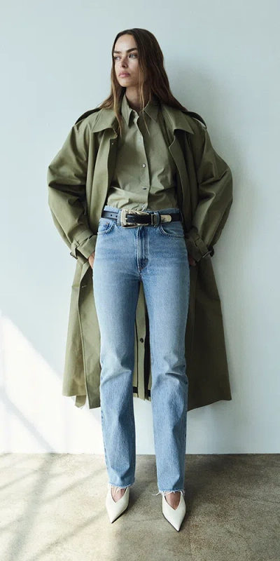 Agolde Leena Jean Stage In Blue