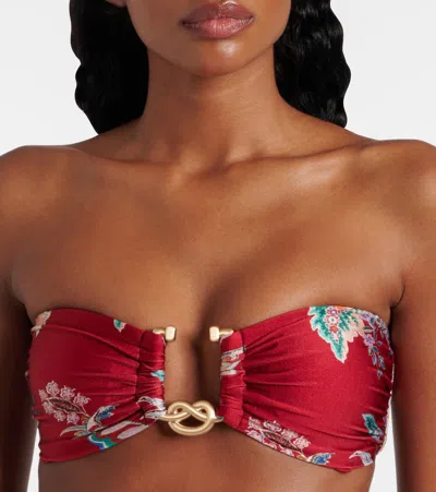 Zimmermann Beachwear In Red Polyamide In Pink