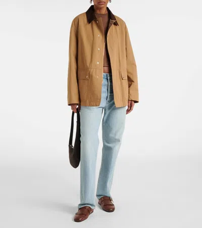 Citizen Of Humanity Blue High-rise Straight Jeans In Sunbleach