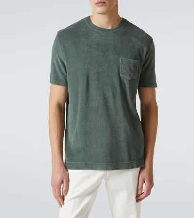 Thom Sweeney Cotton Jersey T-shirt In Green