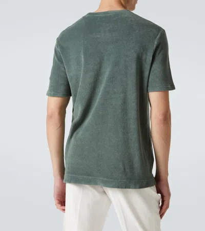 Thom Sweeney Cotton Jersey T-shirt In Green
