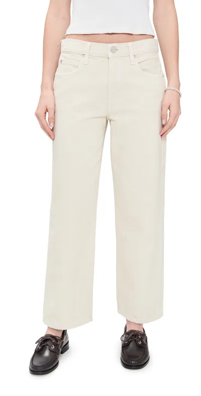 Amo Billie Straight Leg Denim Jeans In Sandstone In White