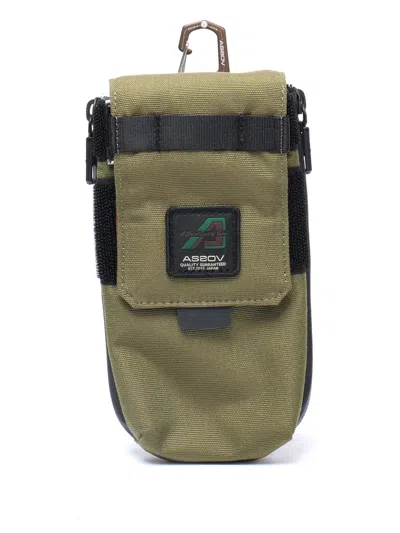 As2ov Cordura Standard Series Phone Case In Green